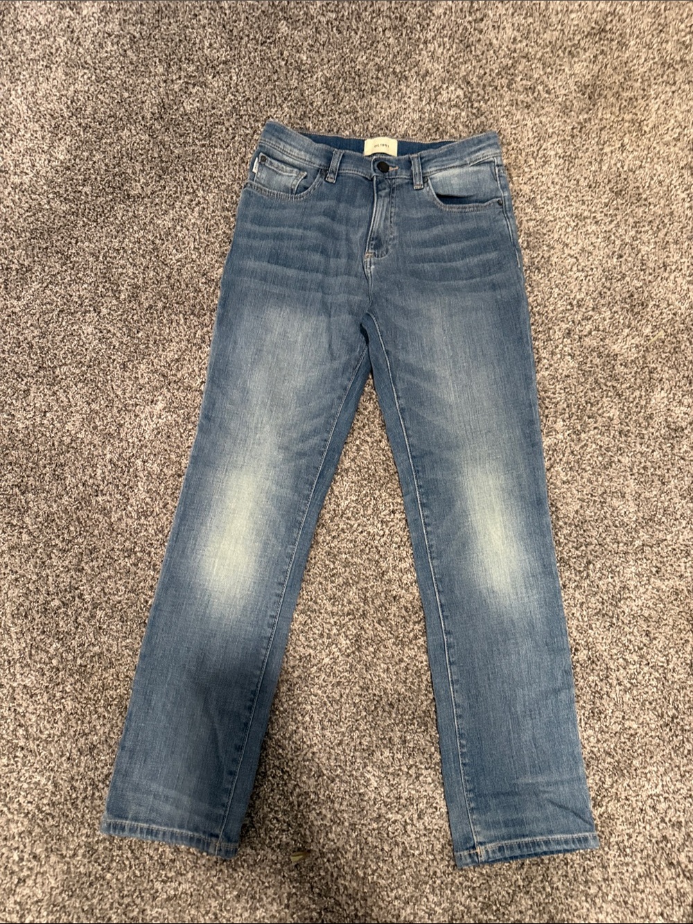 DL1961 Brady Slim Light Blue Boy's Straight-Leg Jeans Size 14